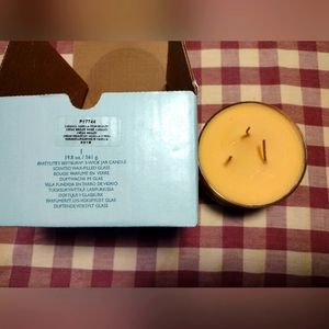 Partylite Carmel Vanilla Pear Brulee 3 wick